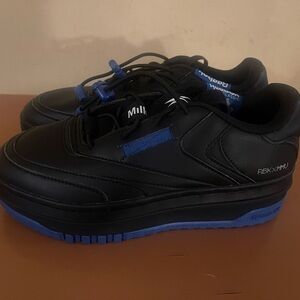 Reebok Black and Blue Athletic Shoes